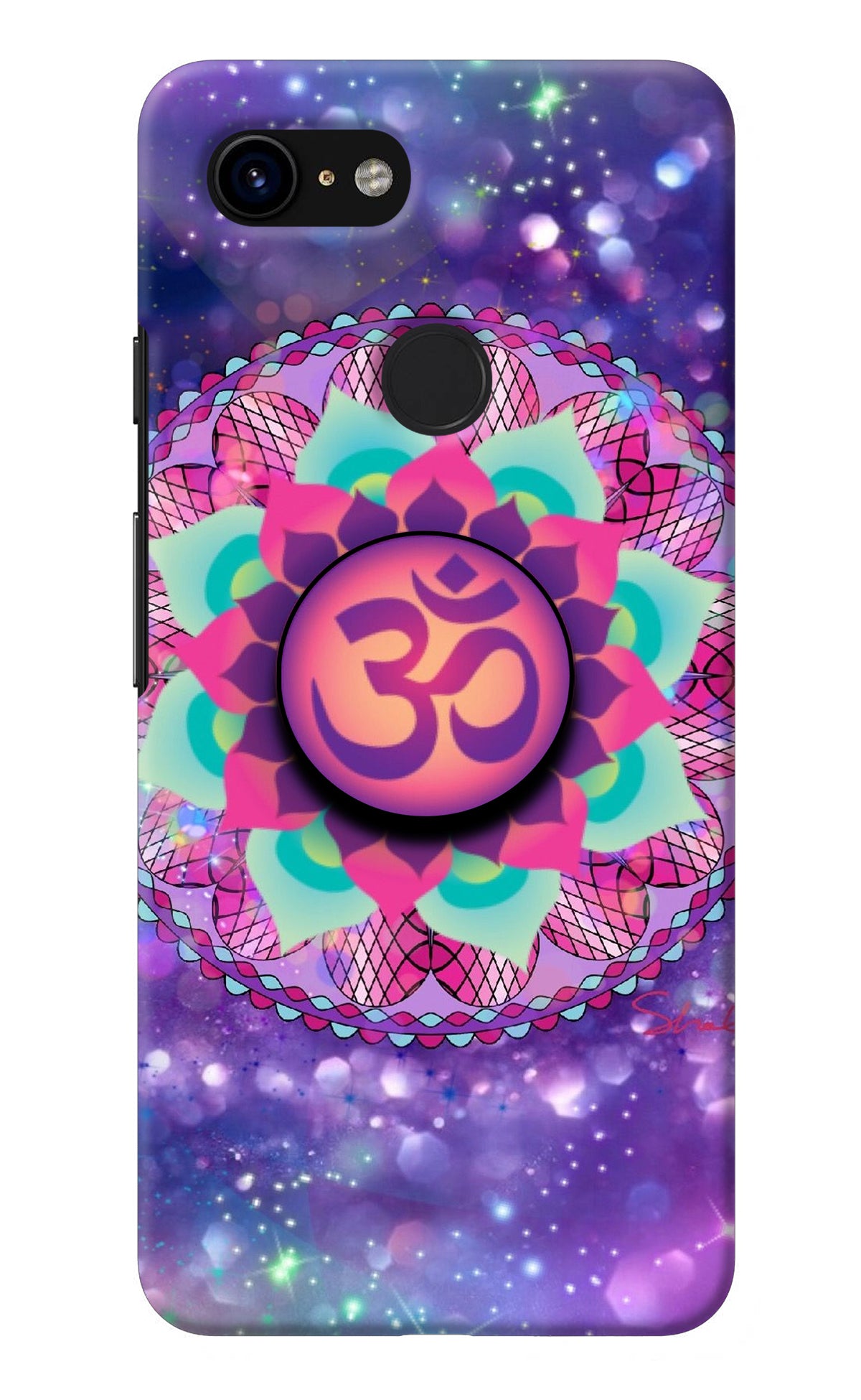 Om Purple Google Pixel 3 Pop Case