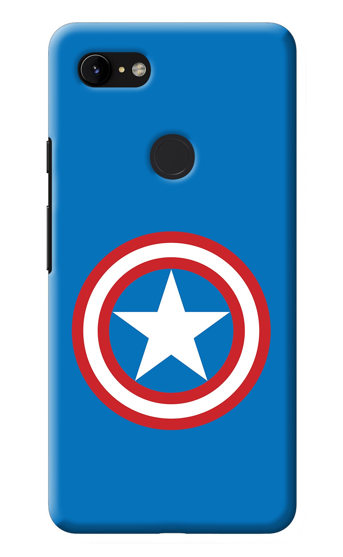 Captain America Logo Google Pixel 3 XL Back Cover