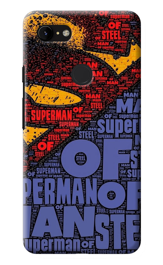 Superman Google Pixel 3 XL Back Cover