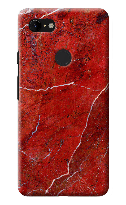 Red Marble Design Google Pixel 3 XL Back Cover