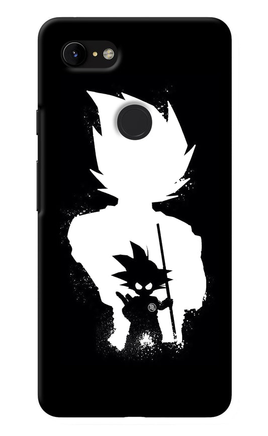 Goku Shadow Google Pixel 3 XL Back Cover