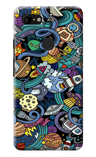 Space Abstract Google Pixel 3 XL Back Cover
