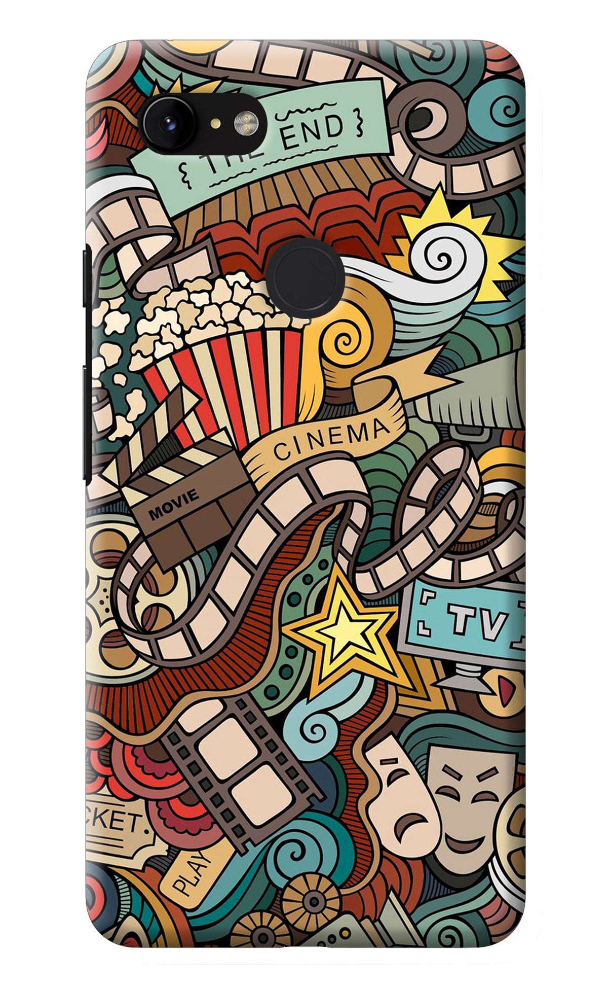 Cinema Abstract Google Pixel 3 XL Back Cover