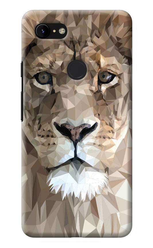 Lion Art Google Pixel 3 XL Back Cover