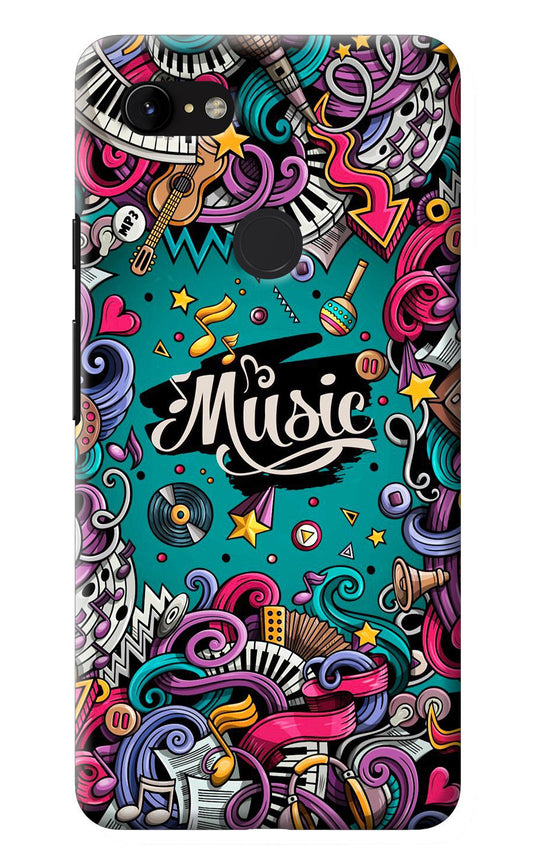 Music Graffiti Google Pixel 3 XL Back Cover