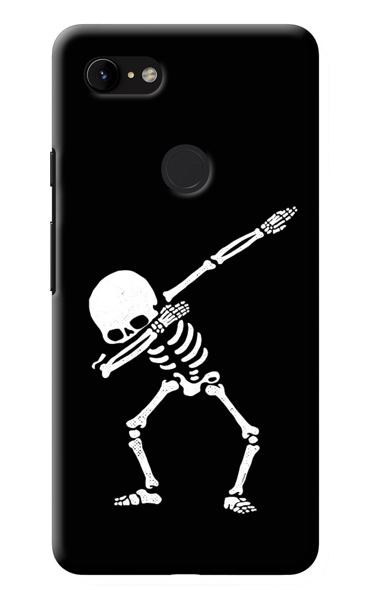 Dabbing Skeleton Art Google Pixel 3 XL Back Cover