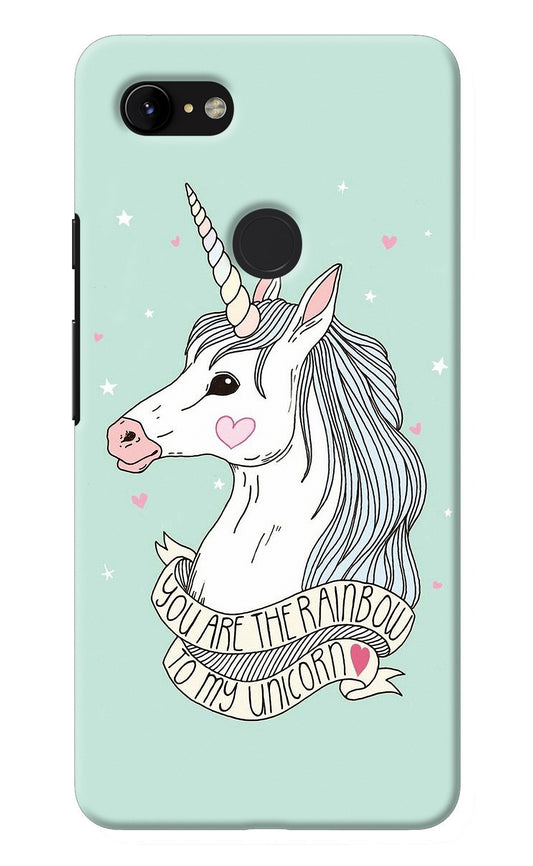 Unicorn Wallpaper Google Pixel 3 XL Back Cover