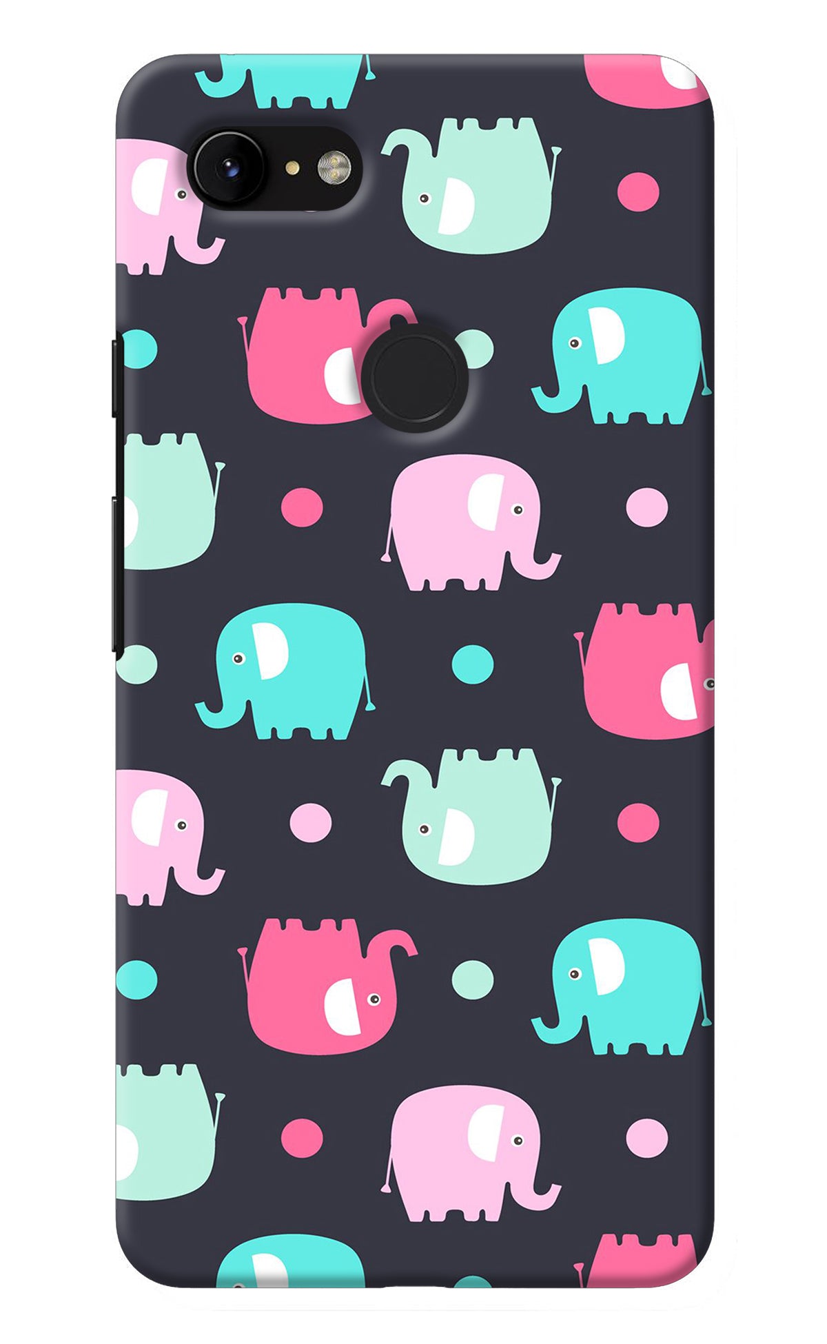 Elephants Google Pixel 3 XL Back Cover