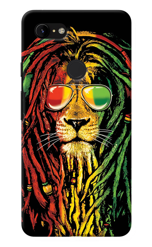 Rasta Lion Google Pixel 3 XL Back Cover