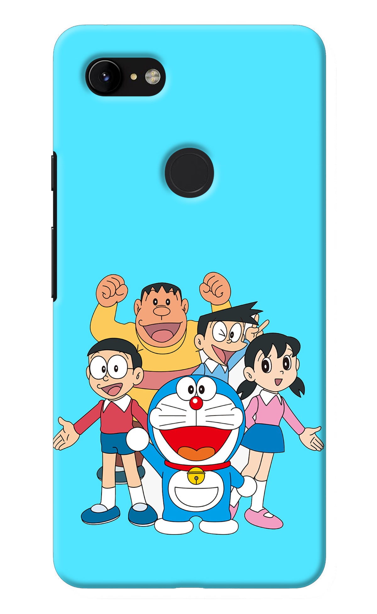 Doraemon Gang Google Pixel 3 XL Back Cover
