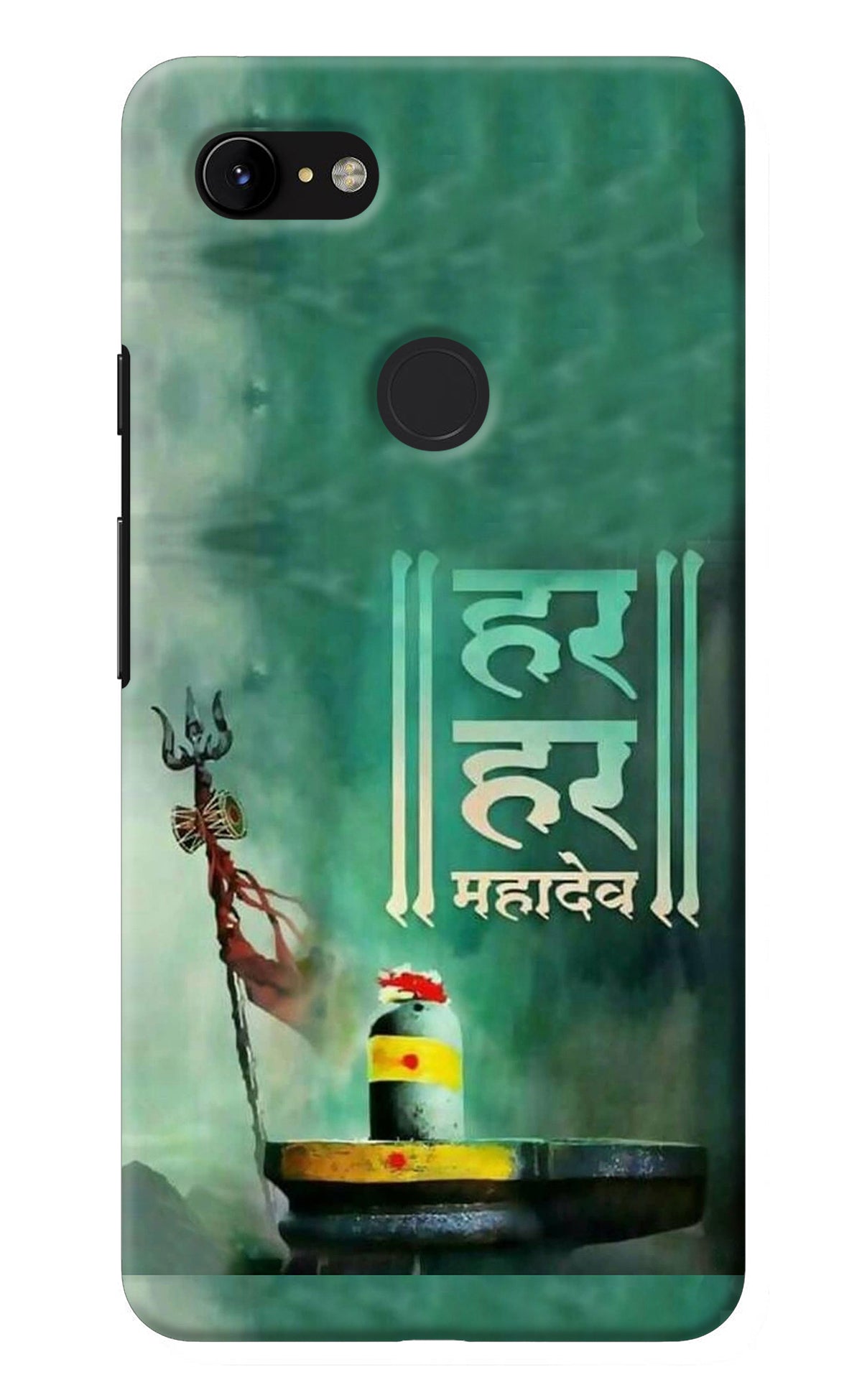 Har Har Mahadev Shivling Google Pixel 3 XL Back Cover