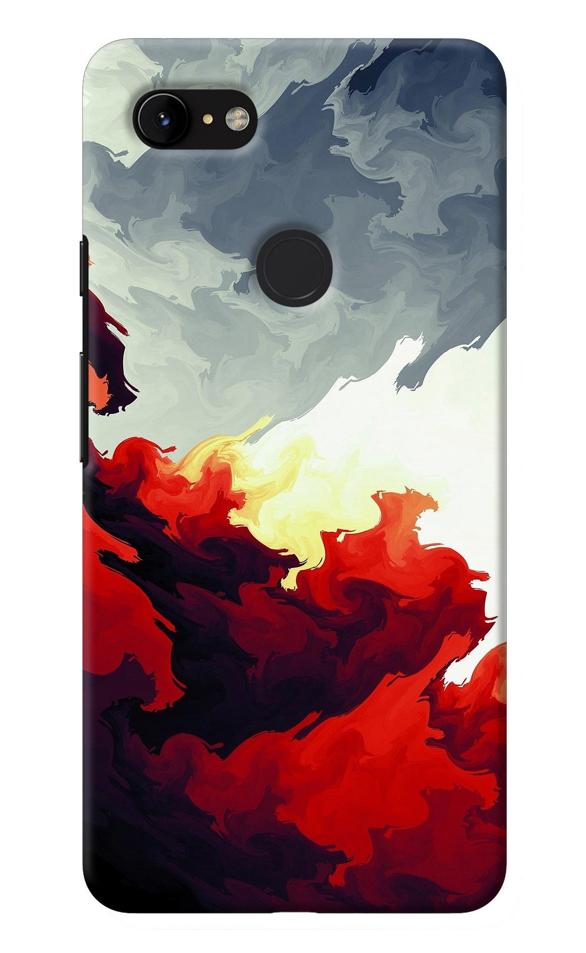 Fire Cloud Google Pixel 3 XL Back Cover