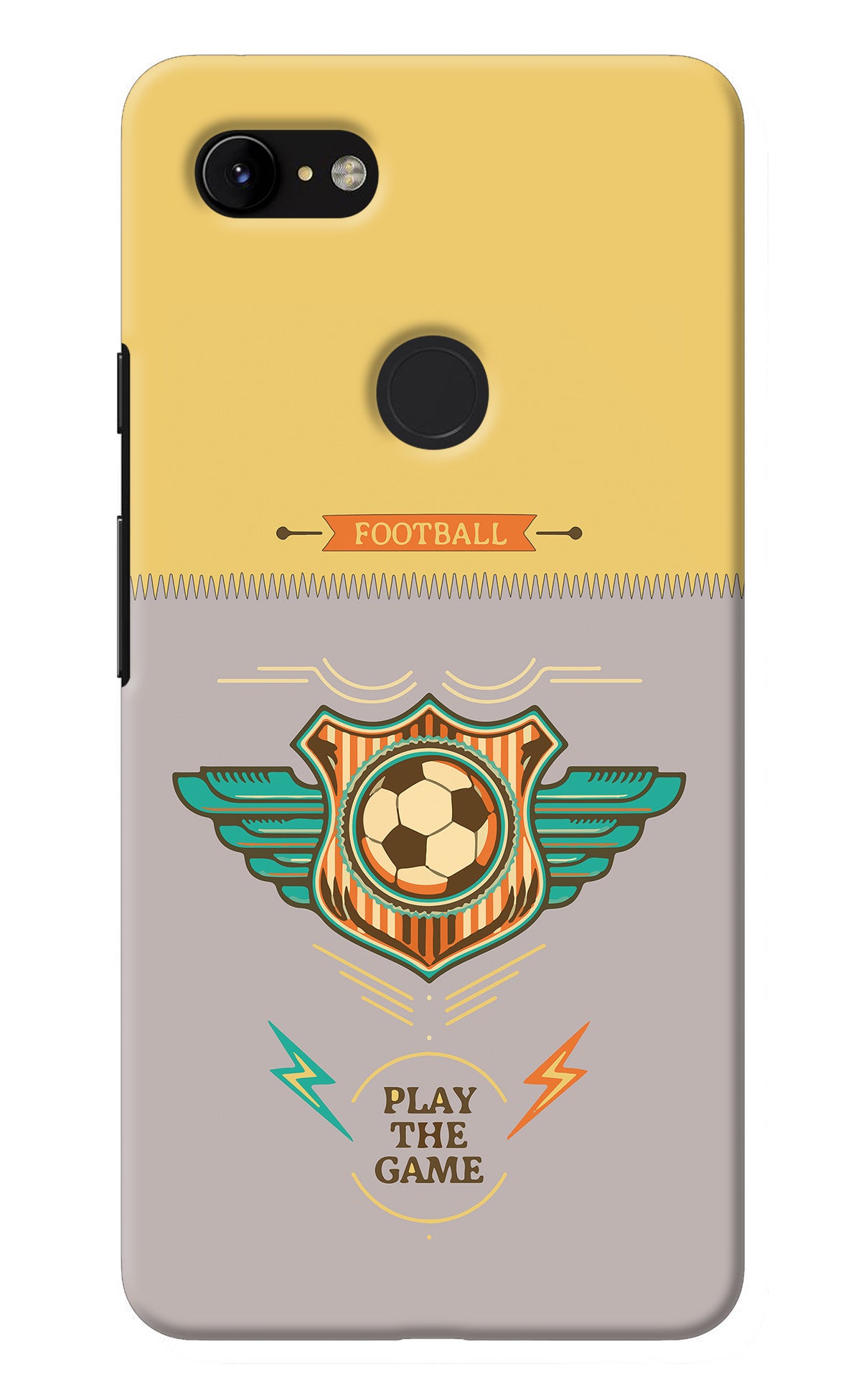 Football Google Pixel 3 XL Back Cover