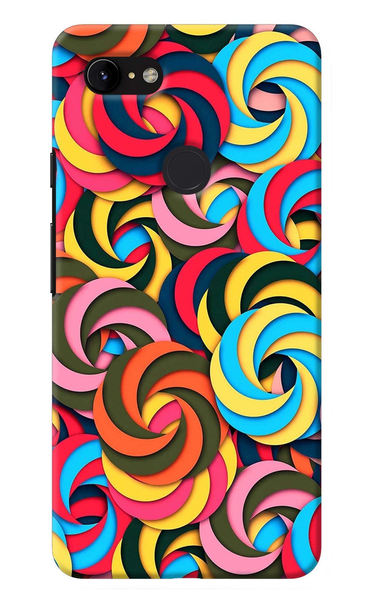 Spiral Pattern Google Pixel 3 XL Back Cover