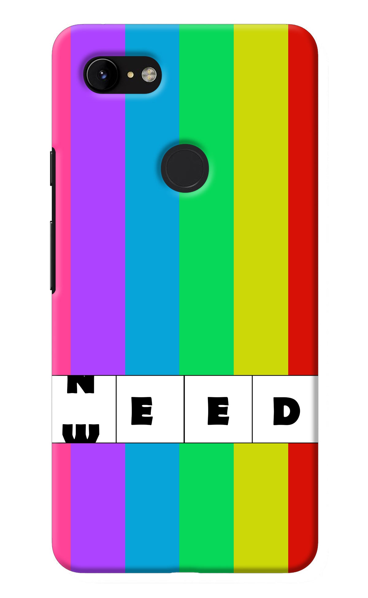 Need Weed Google Pixel 3 XL Back Cover