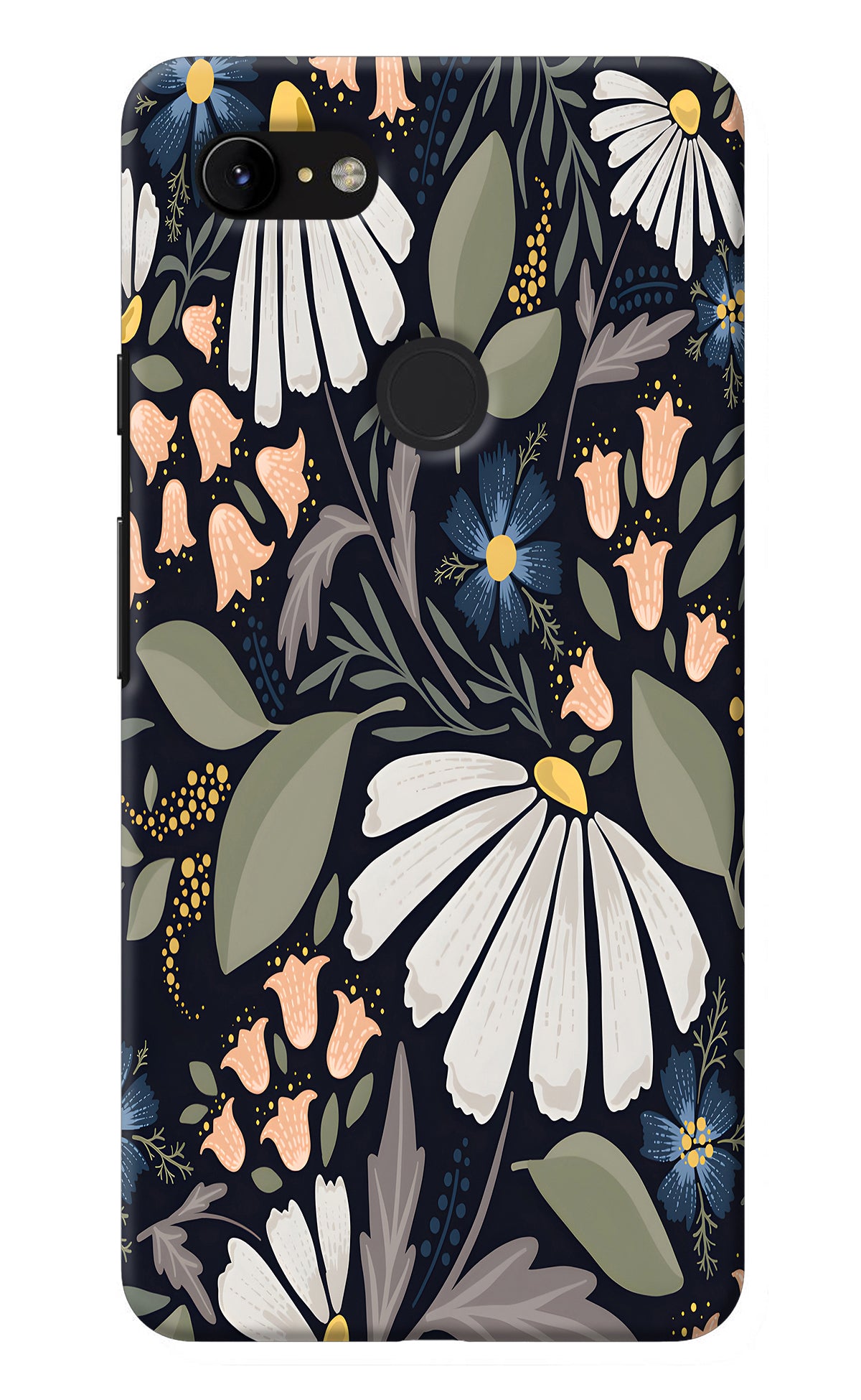 Flowers Art Google Pixel 3 XL Back Cover