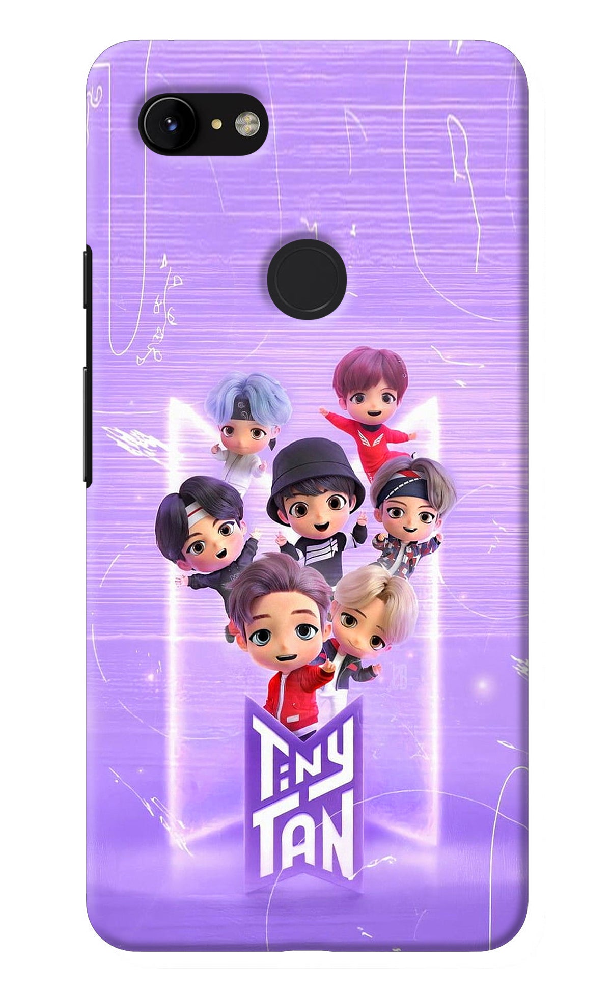 BTS Tiny Tan Google Pixel 3 XL Back Cover