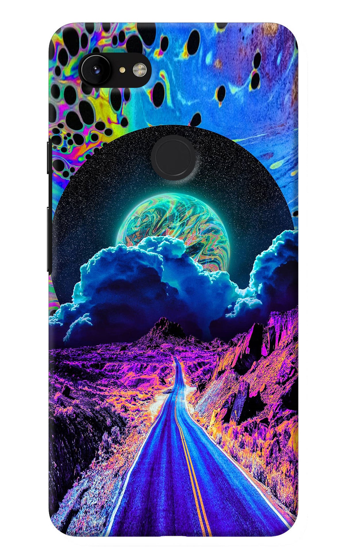 Psychedelic Painting Google Pixel 3 XL Back Cover