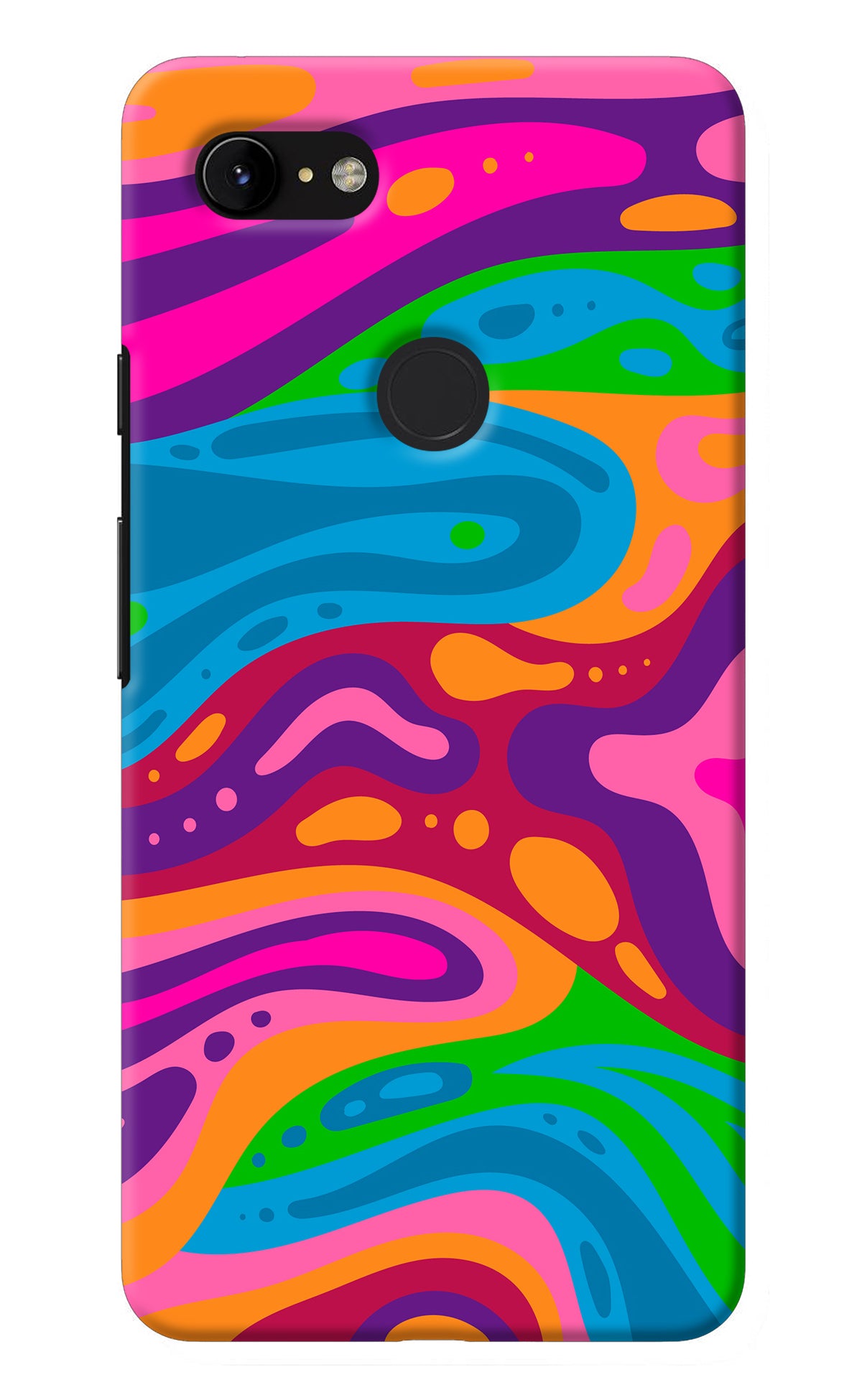 Trippy Pattern Google Pixel 3 XL Back Cover