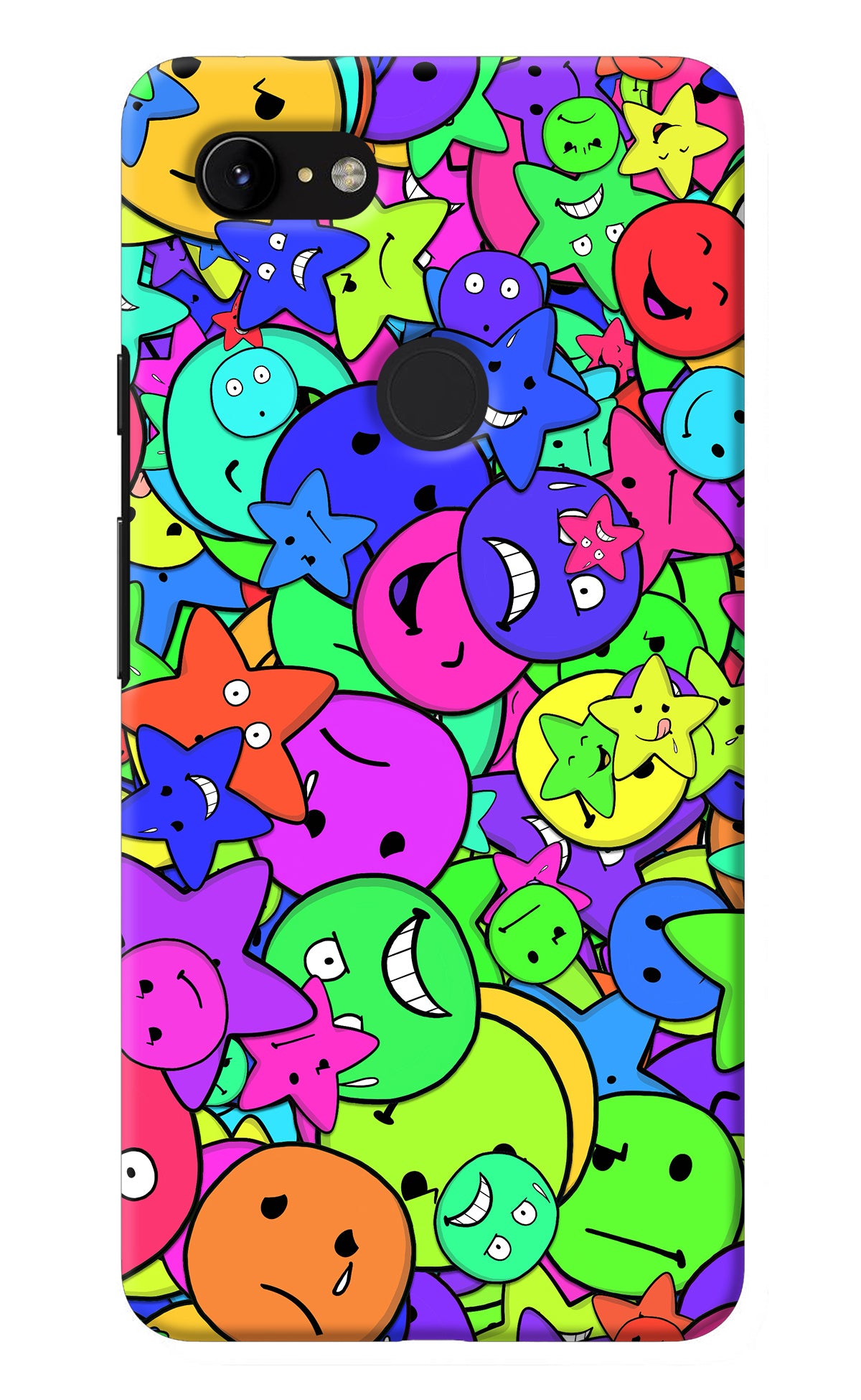 Fun Doodle Google Pixel 3 XL Back Cover