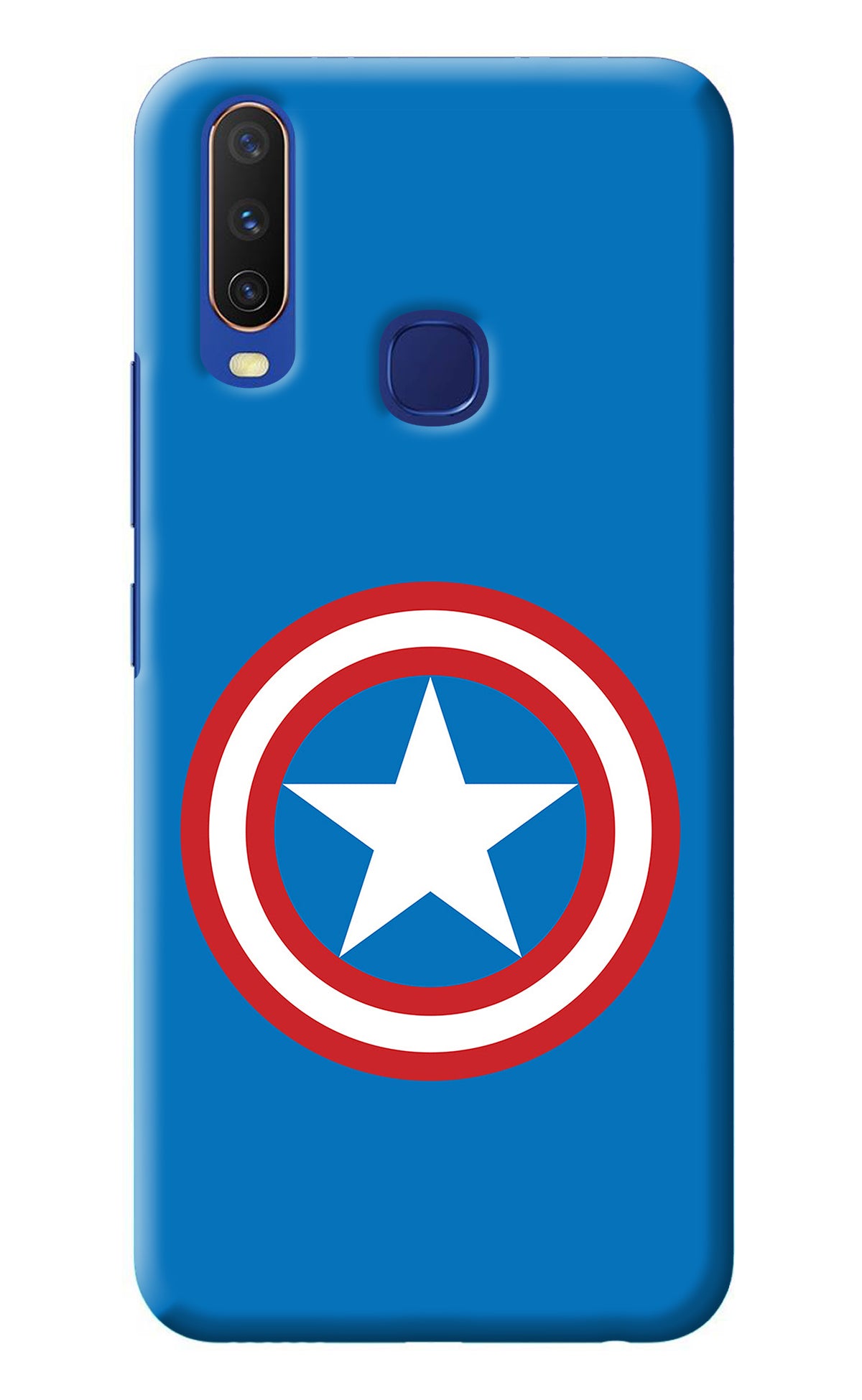 Captain America Logo Vivo Y11/Y12/U10 Back Cover