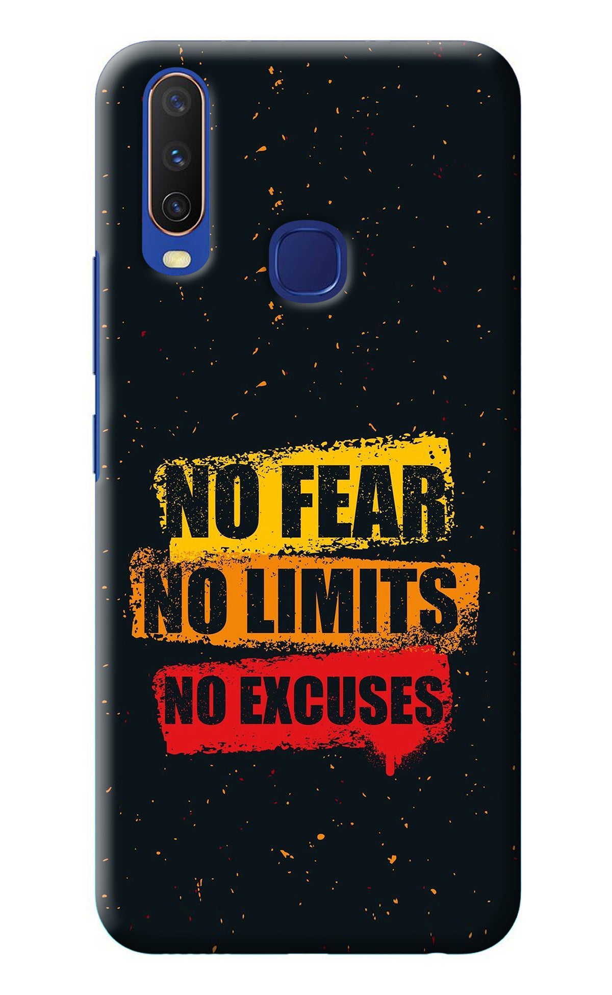 No Fear No Limits No Excuse Vivo Y11/Y12/U10 Back Cover