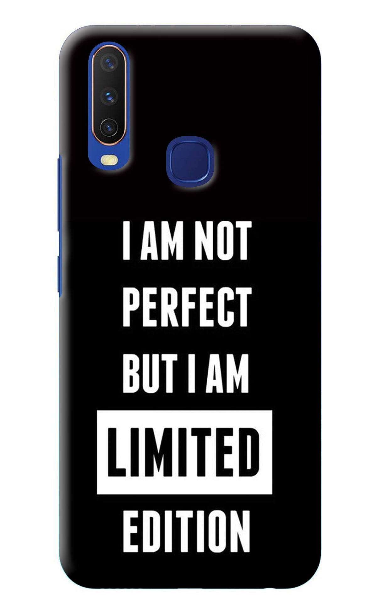 I Am Not Perfect But I Am Limited Edition Vivo Y11/Y12/U10 Back Cover