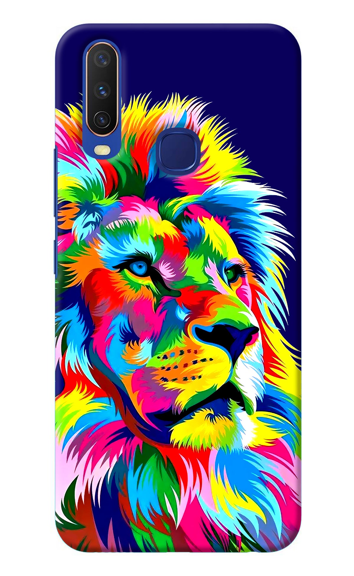 Vector Art Lion Vivo Y11/Y12/U10 Back Cover