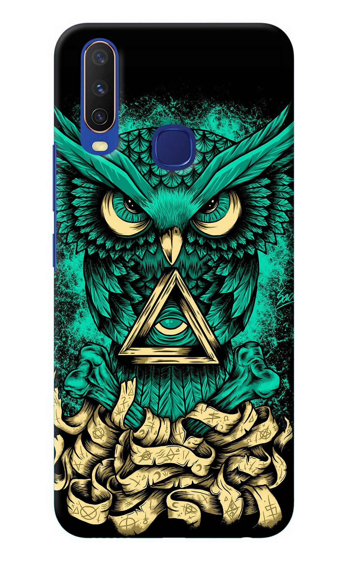 Green Owl Vivo Y11/Y12/U10 Back Cover