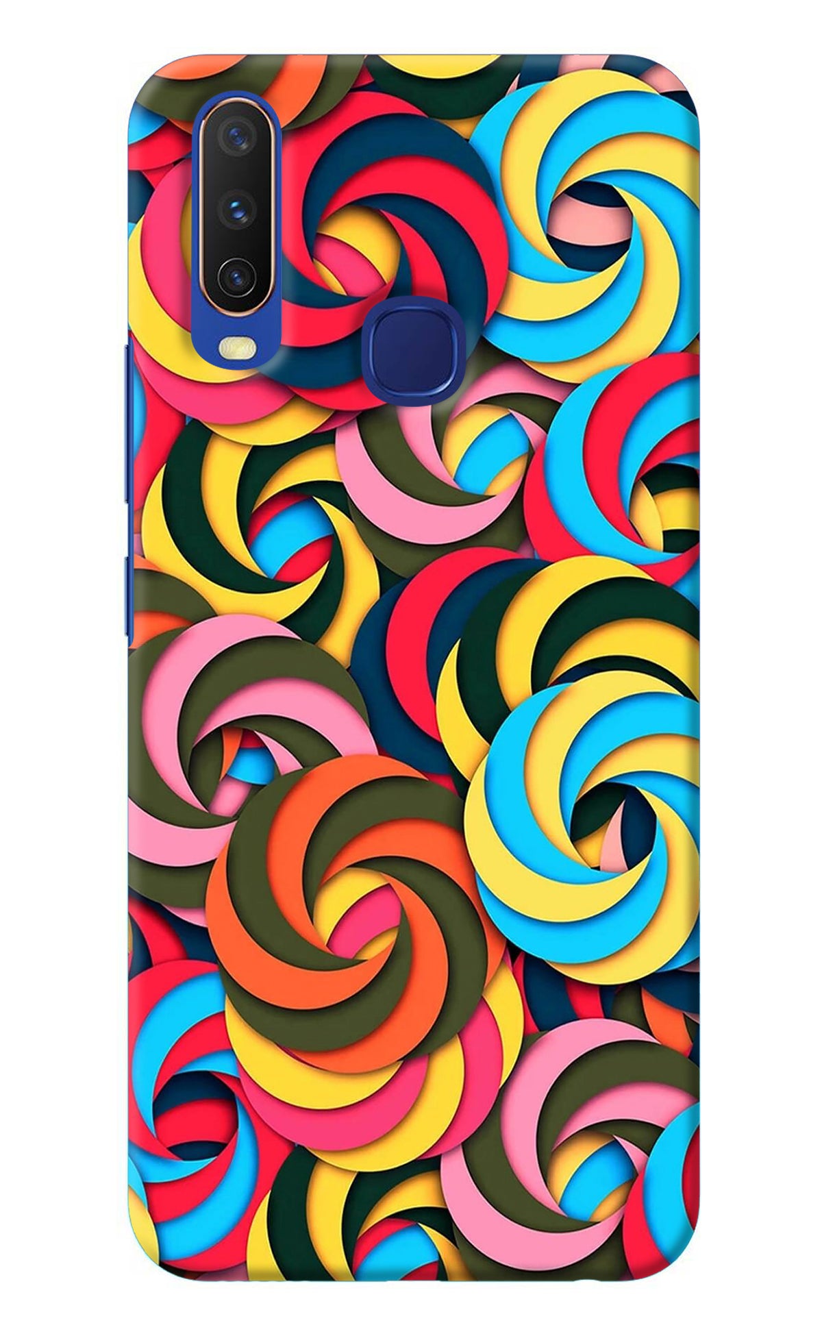 Spiral Pattern Vivo Y11/Y12/U10 Back Cover