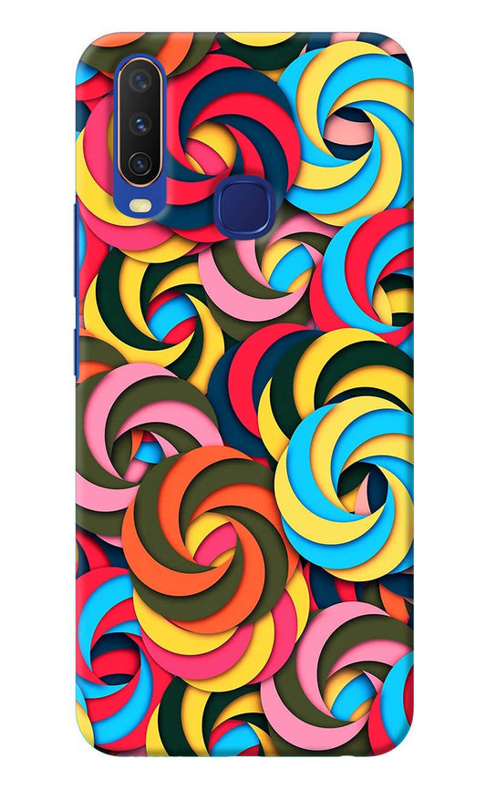 Spiral Pattern Vivo Y11/Y12/U10 Back Cover