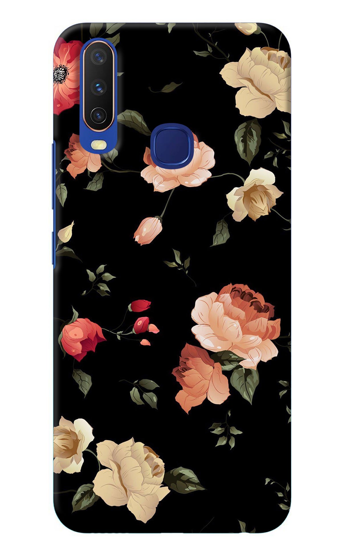 Flowers Vivo Y11/Y12/U10 Back Cover