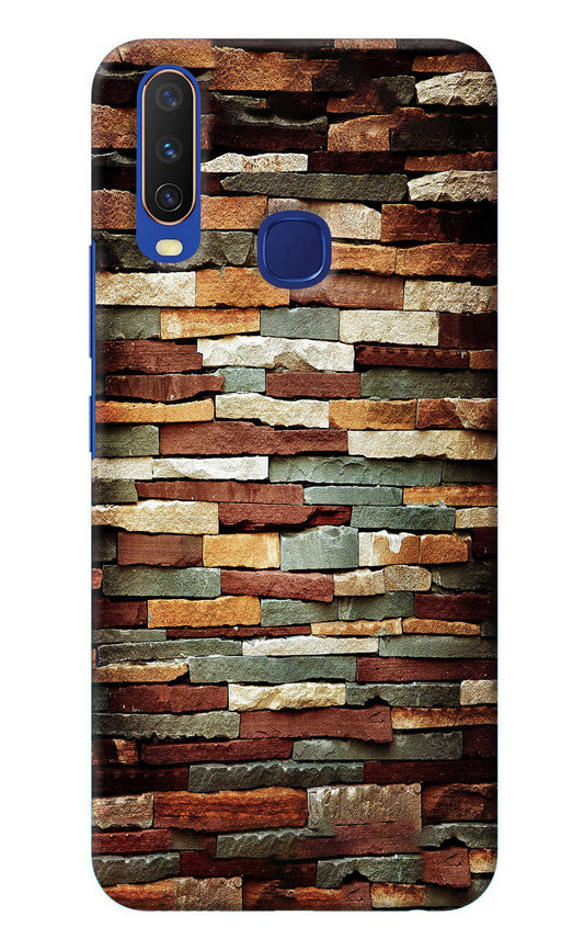 Bricks Pattern Vivo Y11/Y12/U10 Back Cover