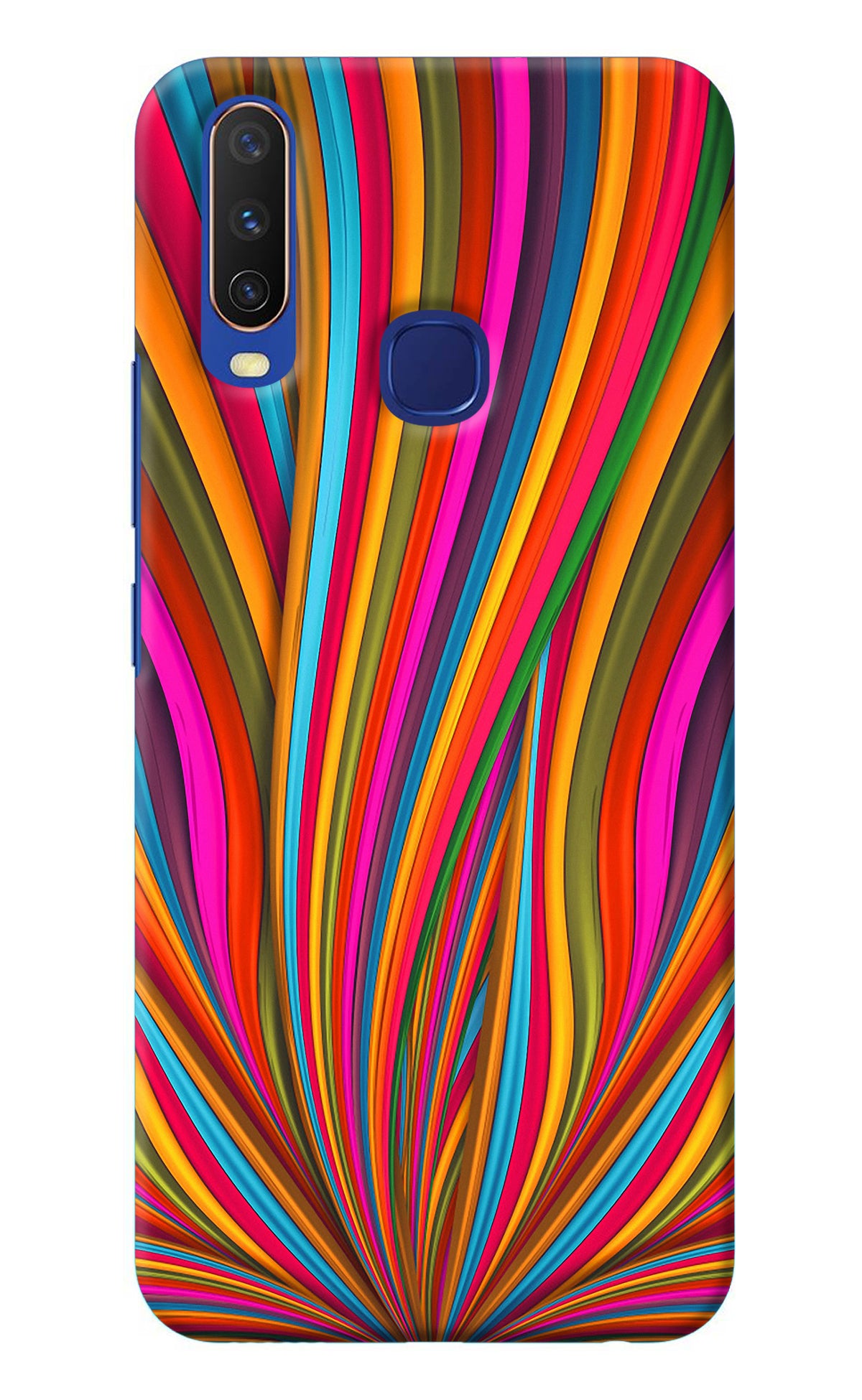 Trippy Wavy Vivo Y11/Y12/U10 Back Cover