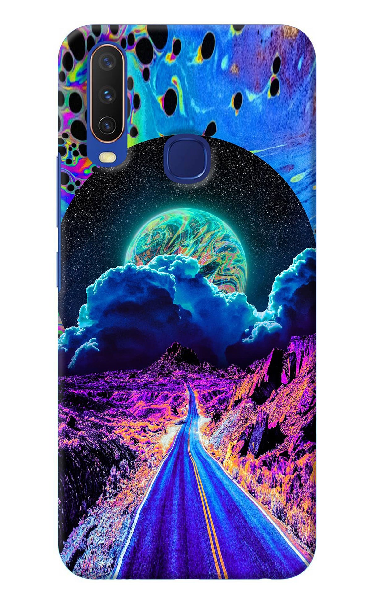 Psychedelic Painting Vivo Y11/Y12/U10 Back Cover