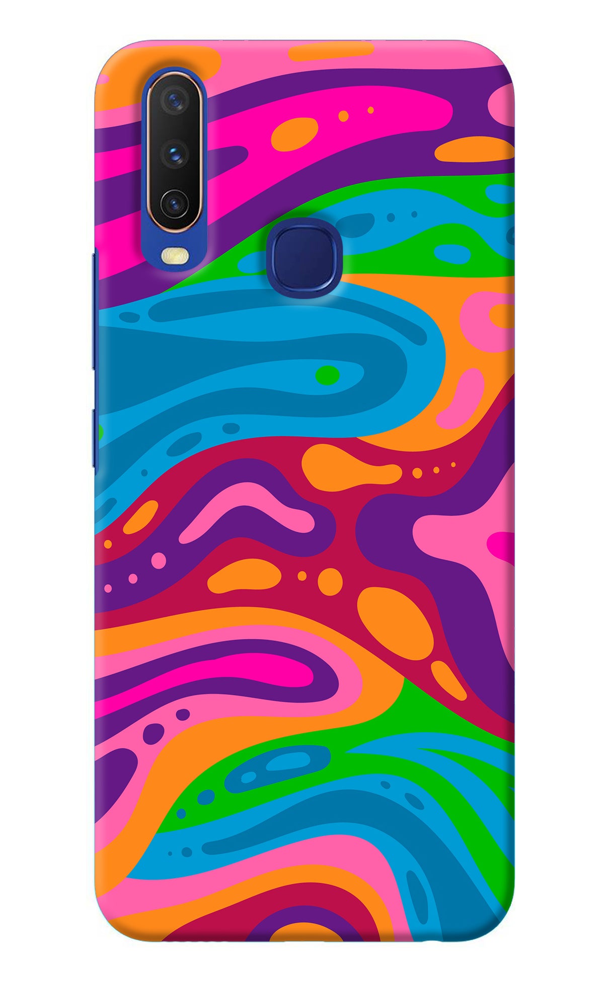 Trippy Pattern Vivo Y11/Y12/U10 Back Cover