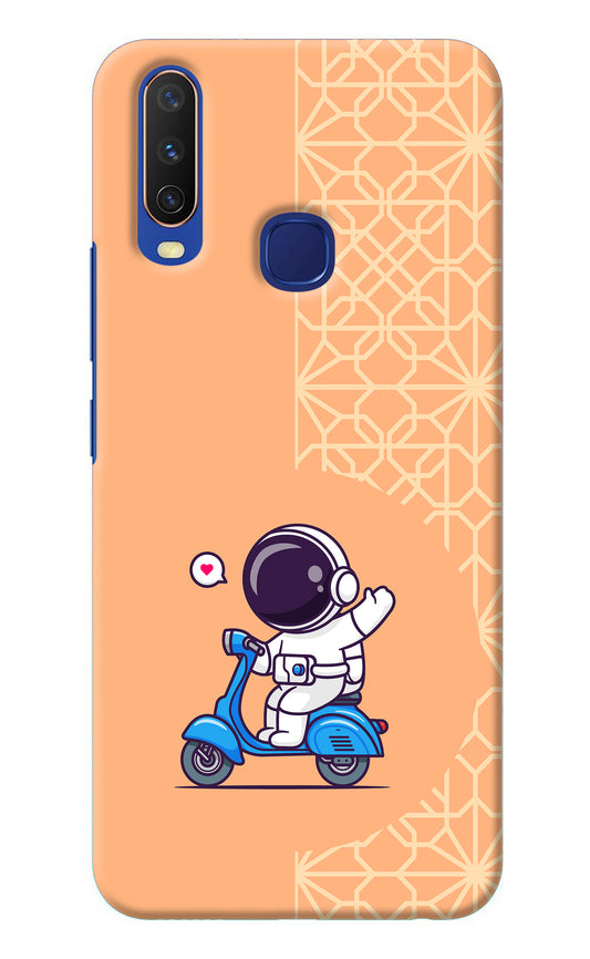 Cute Astronaut Riding Vivo Y11/Y12/U10 Back Cover