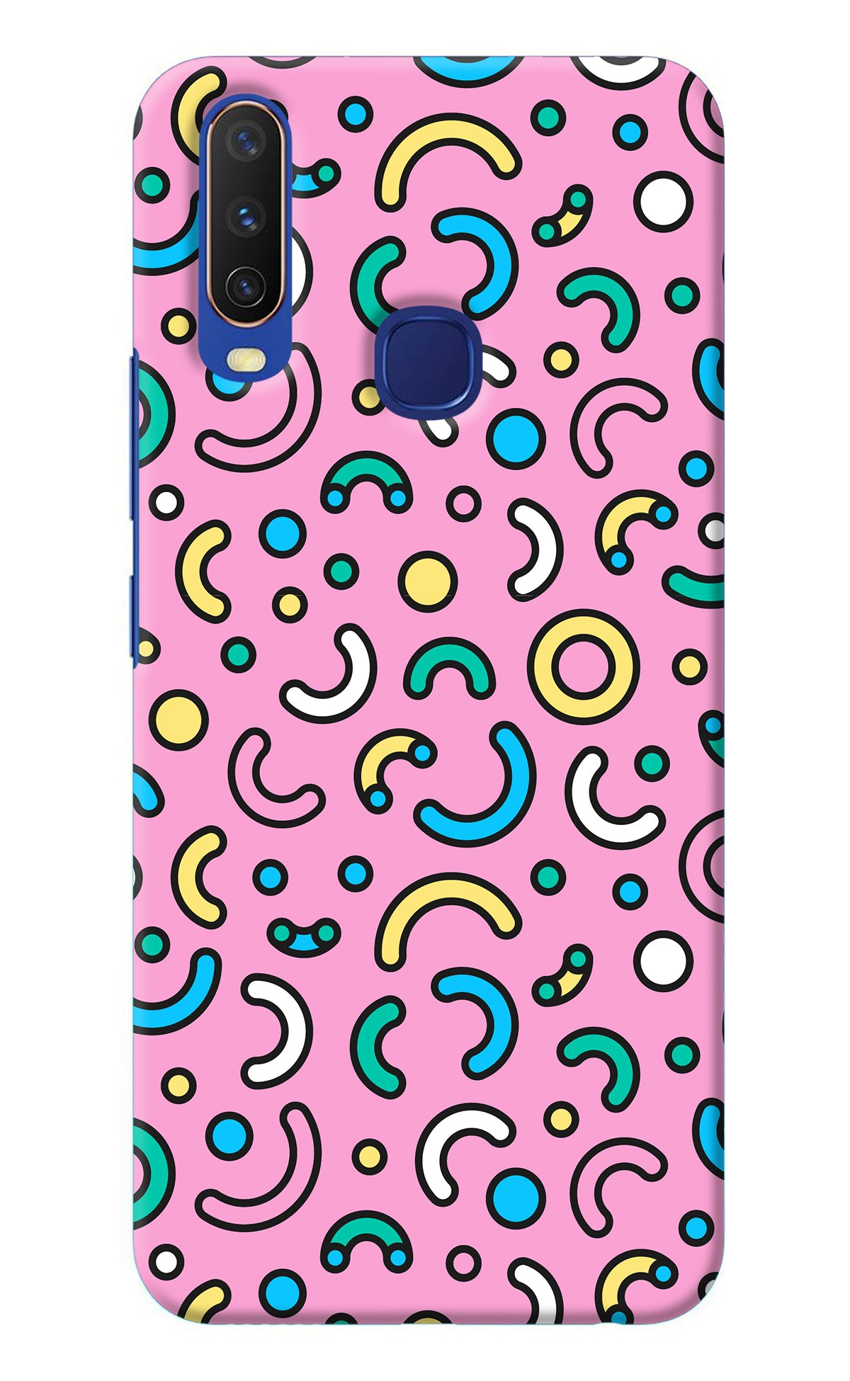 Memphis Design Vivo Y11/Y12/U10 Back Cover