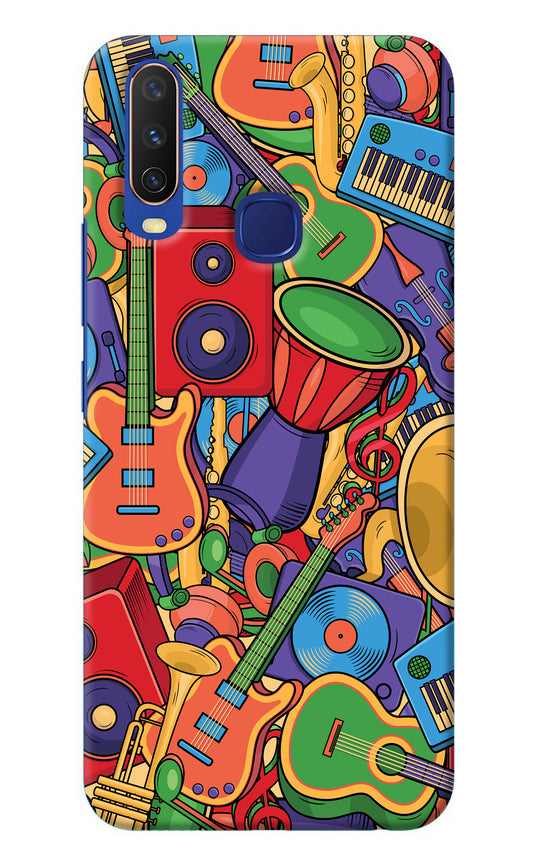 Music Instrument Doodle Vivo Y11/Y12/U10 Back Cover