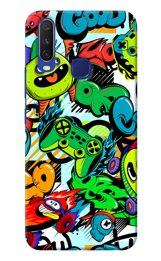 Game Doodle Vivo Y11/Y12/U10 Back Cover