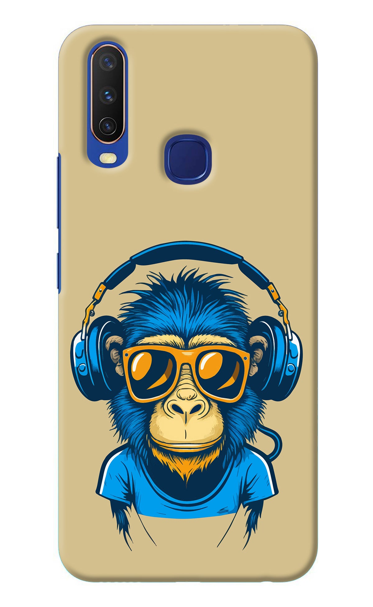 Monkey Headphone Vivo Y11/Y12/U10 Back Cover