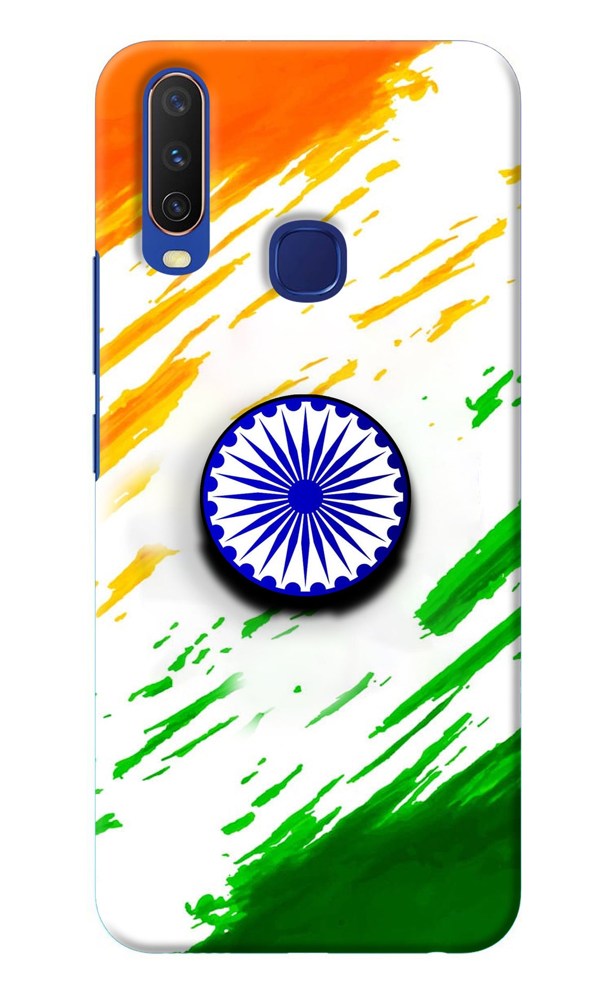 Indian Flag Ashoka Chakra Vivo Y11/Y12/U10 Pop Case