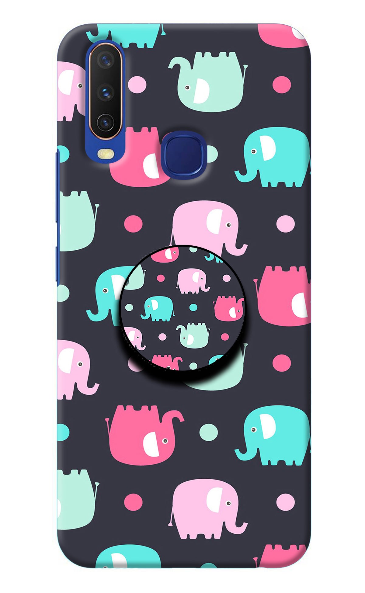 Baby Elephants Vivo Y11/Y12/U10 Pop Case