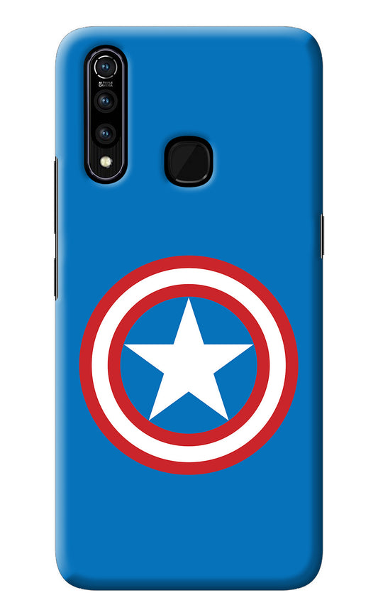 Captain America Logo Vivo Z1 Pro Back Cover