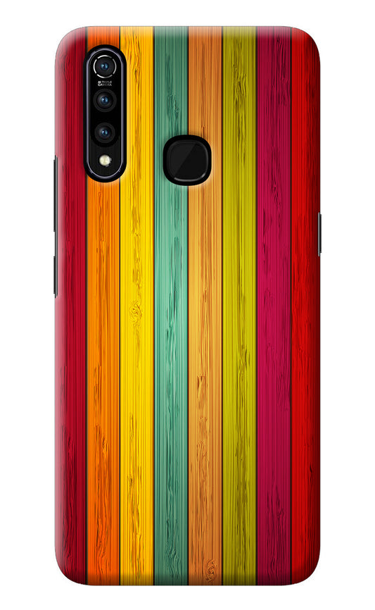 Multicolor Wooden Vivo Z1 Pro Back Cover