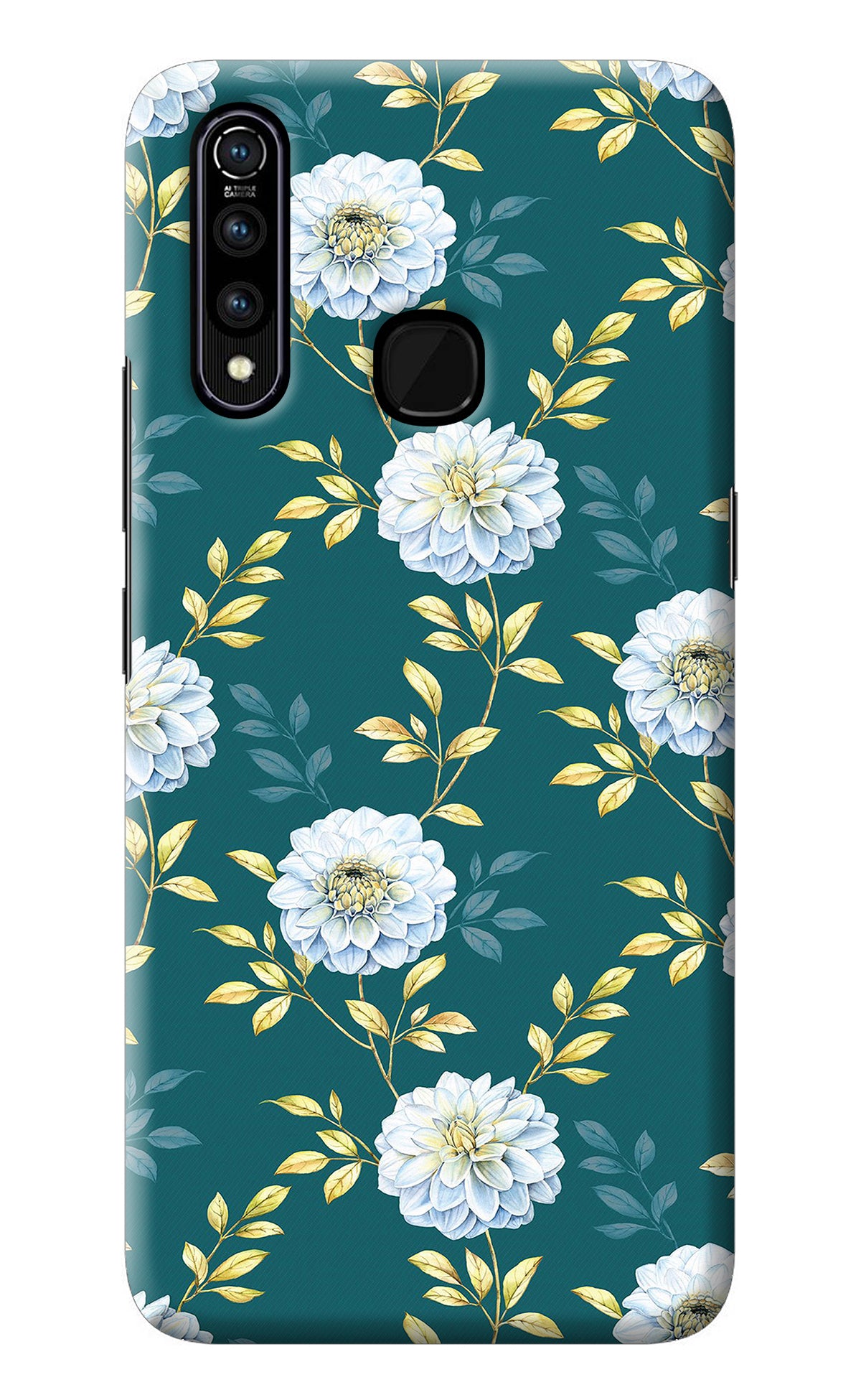 Flowers Vivo Z1 Pro Back Cover