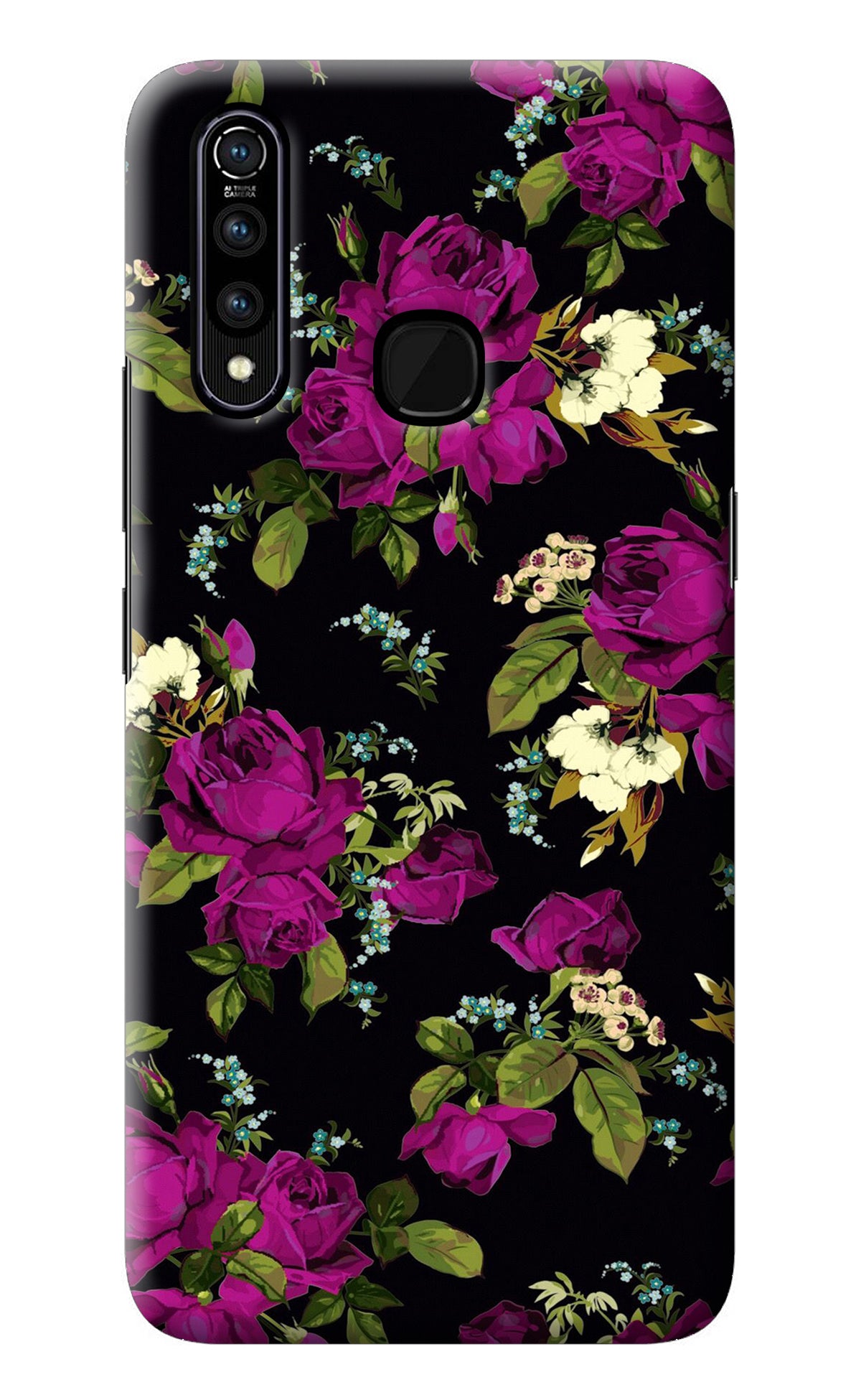 Flowers Vivo Z1 Pro Back Cover