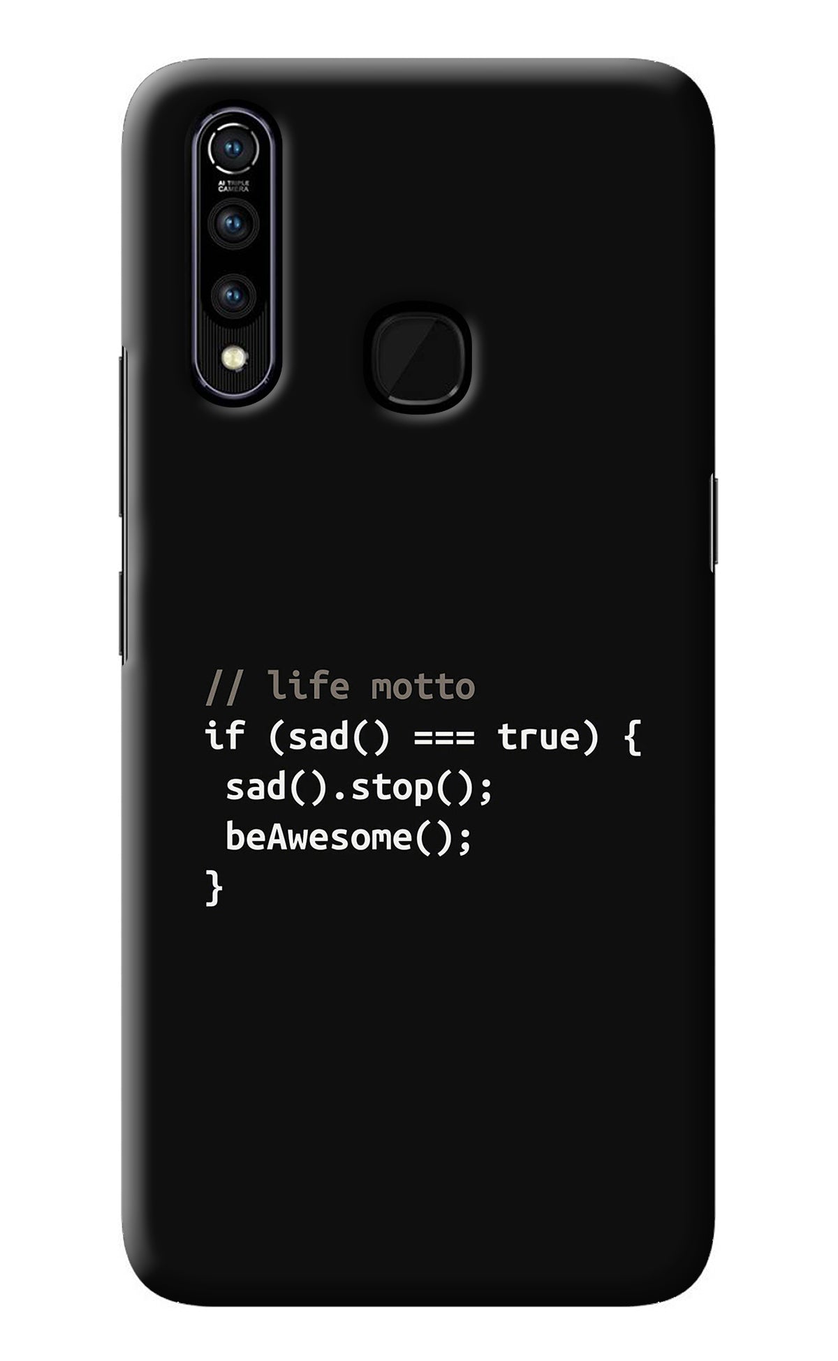 Life Motto Code Vivo Z1 Pro Back Cover