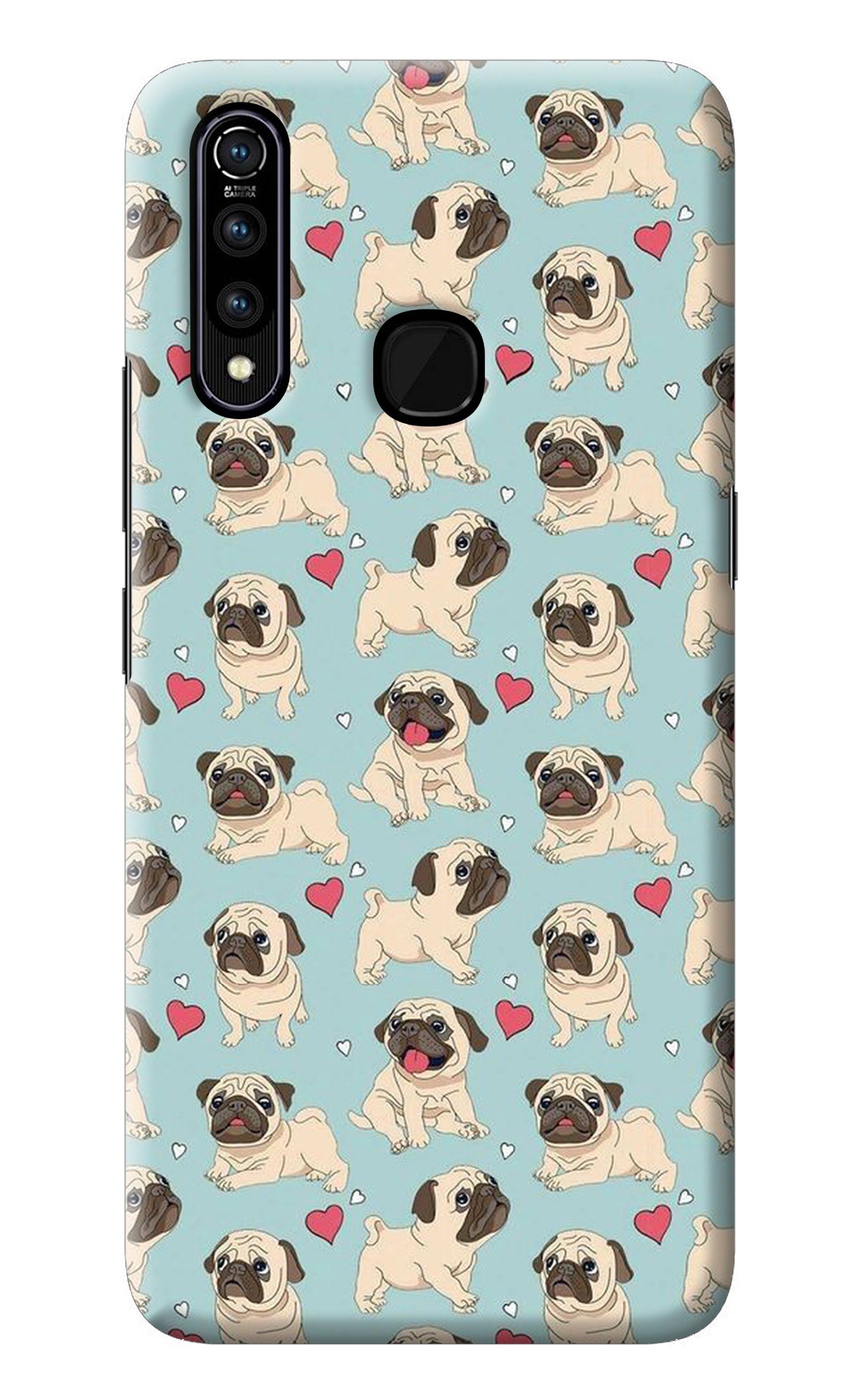 Pug Dog Vivo Z1 Pro Back Cover