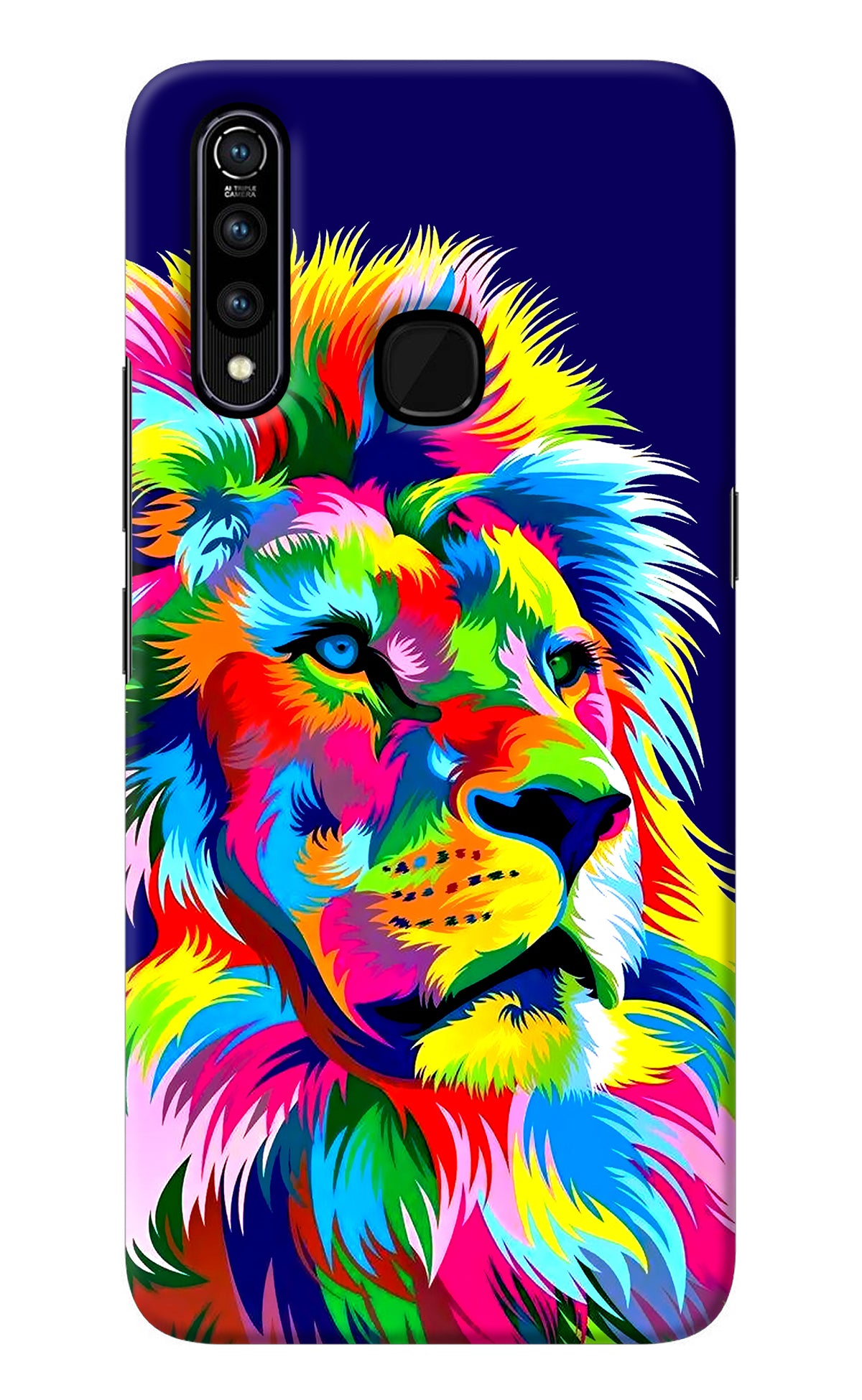 Vector Art Lion Vivo Z1 Pro Back Cover